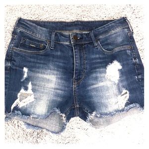 H&M Distressed Denim shorts